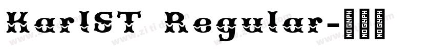 KarlST Regular字体转换